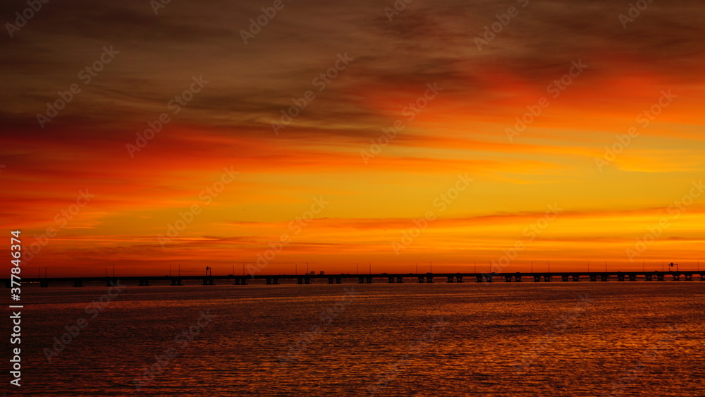 Sunrise with Bridge Sunrise with Bridge