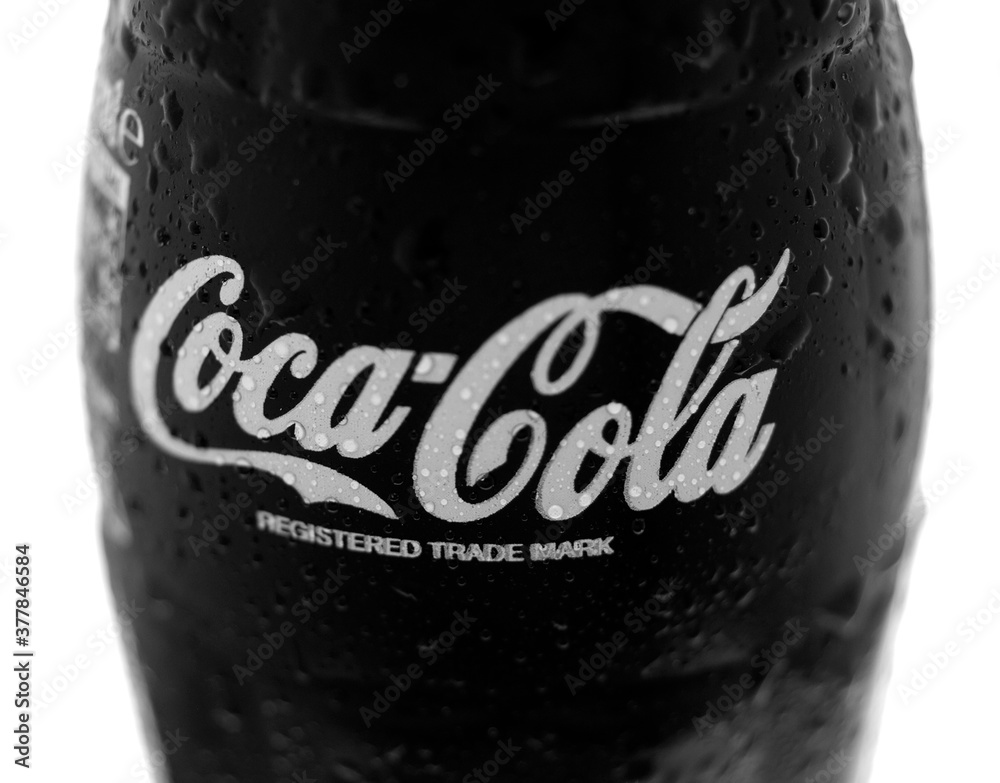 London, England - April 09, 2008: Bottle of Coca Cola, Coca-Cola was ...