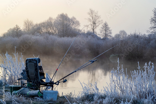 Foto winter feeder fishing