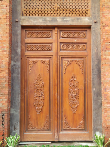 classic Javanese style doors