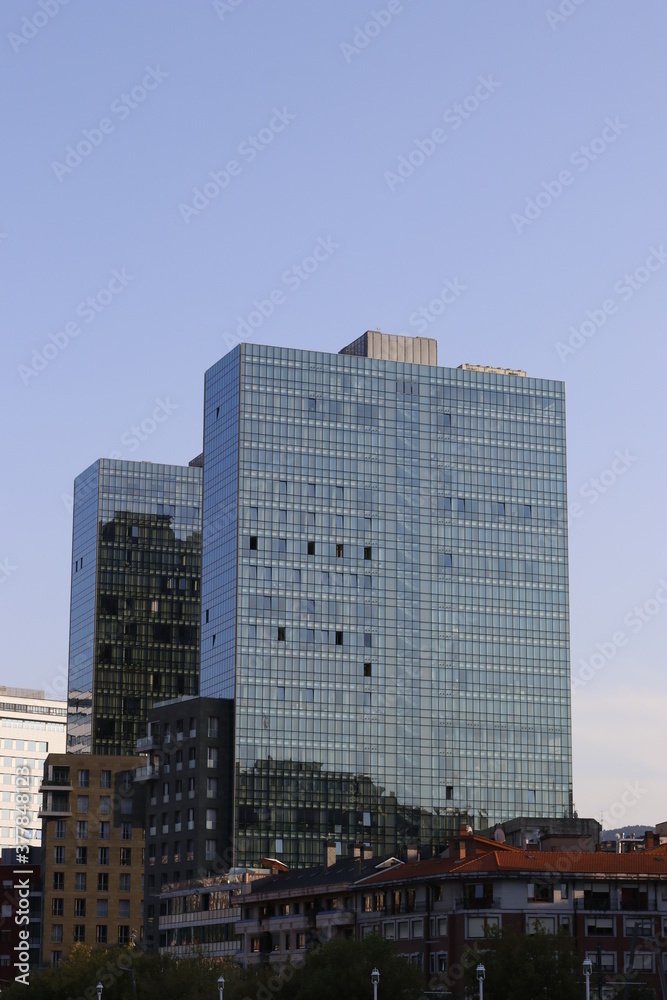 Architecture in the downtown of Bilbao