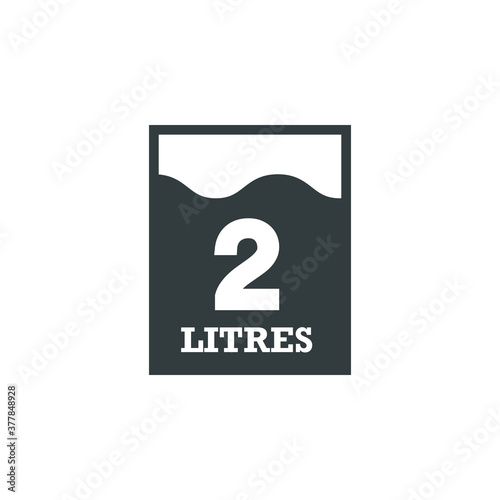 1 Liter l sign estimated volumes milliliters
