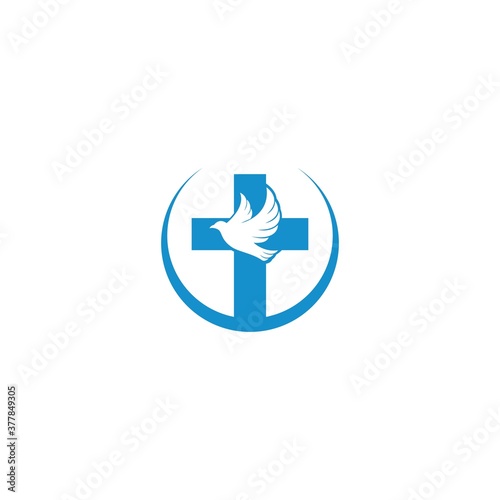 Free Download Church logo template vector icon illustration - GFXLoad