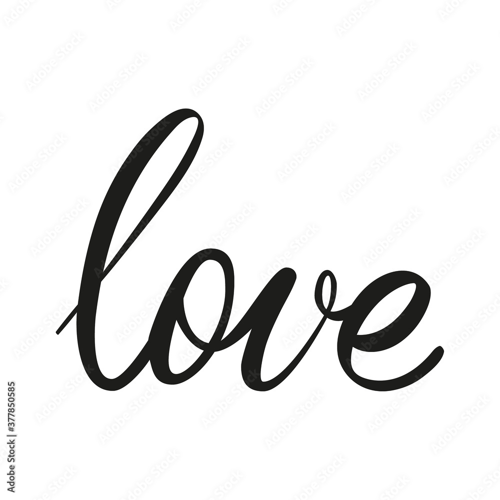 Vector handwriting words Love. Hand drawn ink brush lettering inscription. Modern calligraphy. Vector handwriting words Love. Hand drawn ink brush lettering inscription. Modern calligraphy.