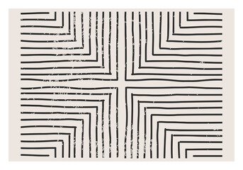 Papier peint photo Minimaliste art Illustration esthétique aux silhouettes contemporaines  © C Design Studio