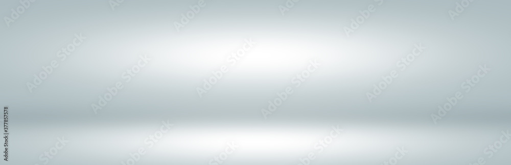 Abstract panorama of Empty space room of White stage with spot lighting in gray background. Abstract panorama of Empty space room of White stage with spot lighting in gray background.