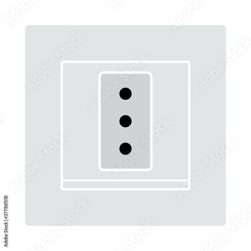 Italy Electrical Socket Icon