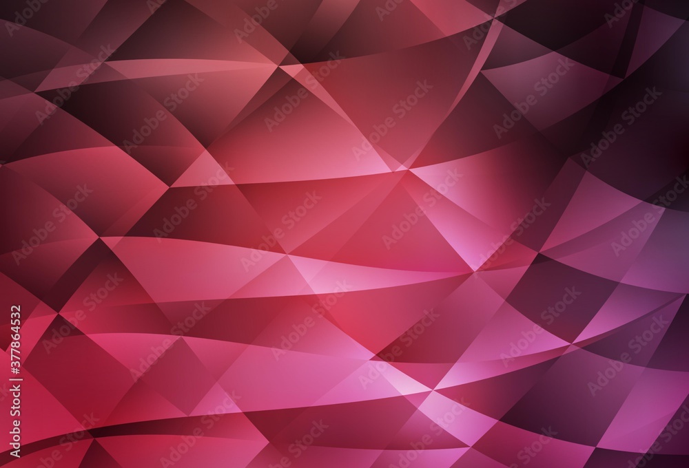 Obraz premium Light Pink, Red vector abstract mosaic pattern.