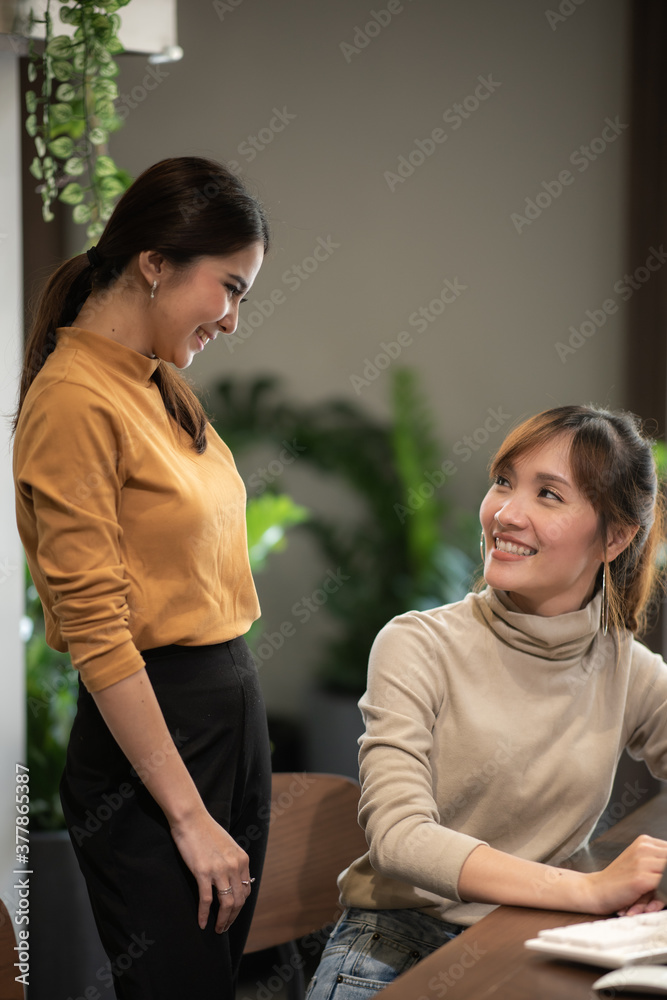 Female business financial advisor consulting a client Female business financial advisor consulting a client