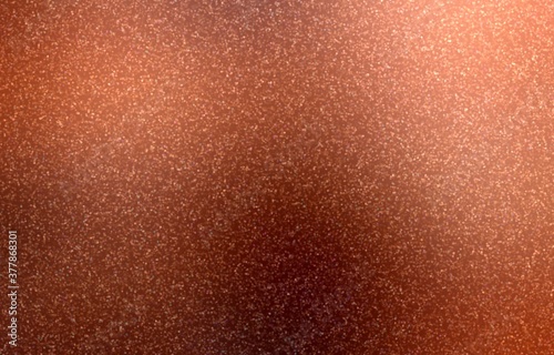 Copper color shimmer textured background.