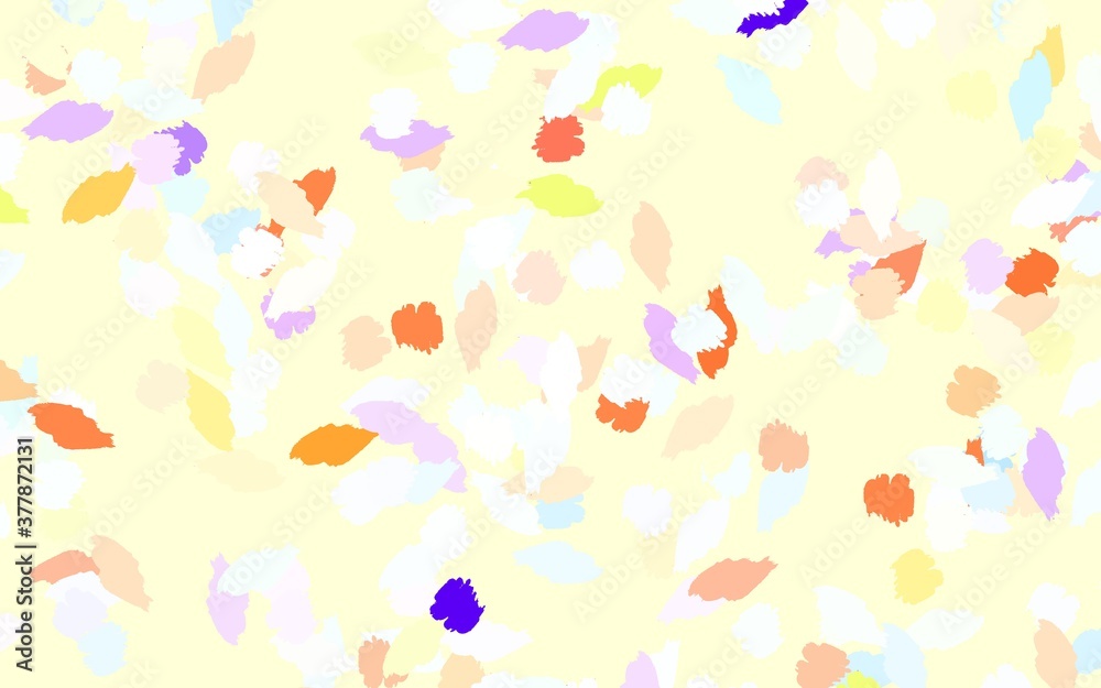 Light Blue, Yellow vector texture with abstract forms. Light Blue, Yellow vector texture with abstract forms.
