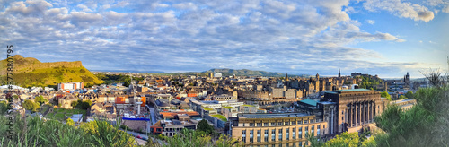 Edinburgh panorama of the city