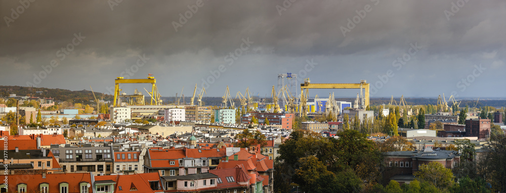 Obraz premium boats in the harbor