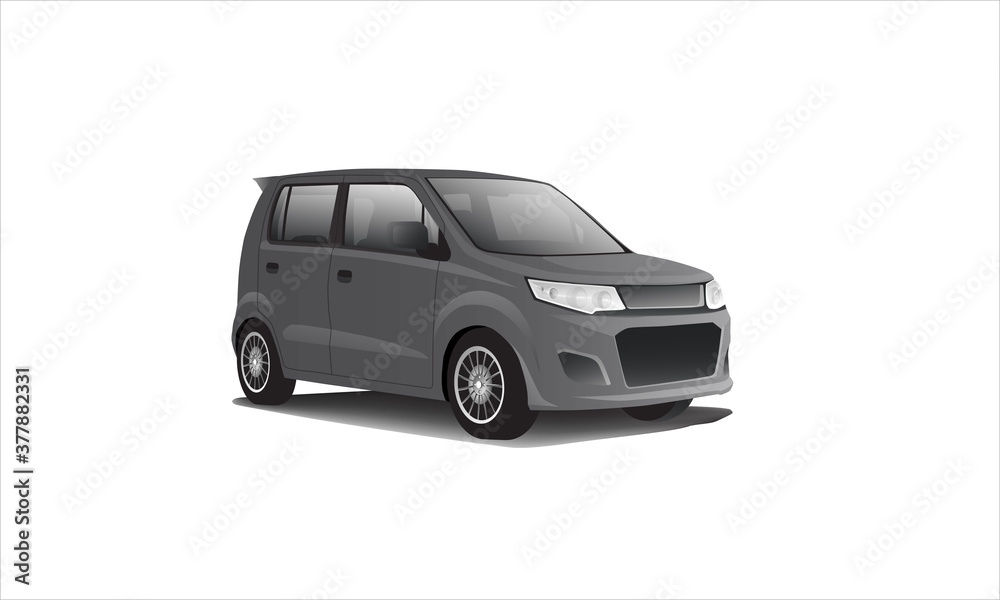 smart 3d eco electric or conventional city Car, logo template vector icon illustration for automotive or vehicle dealership, t-shirt or community, eps 10 Ready to apply to your design.
