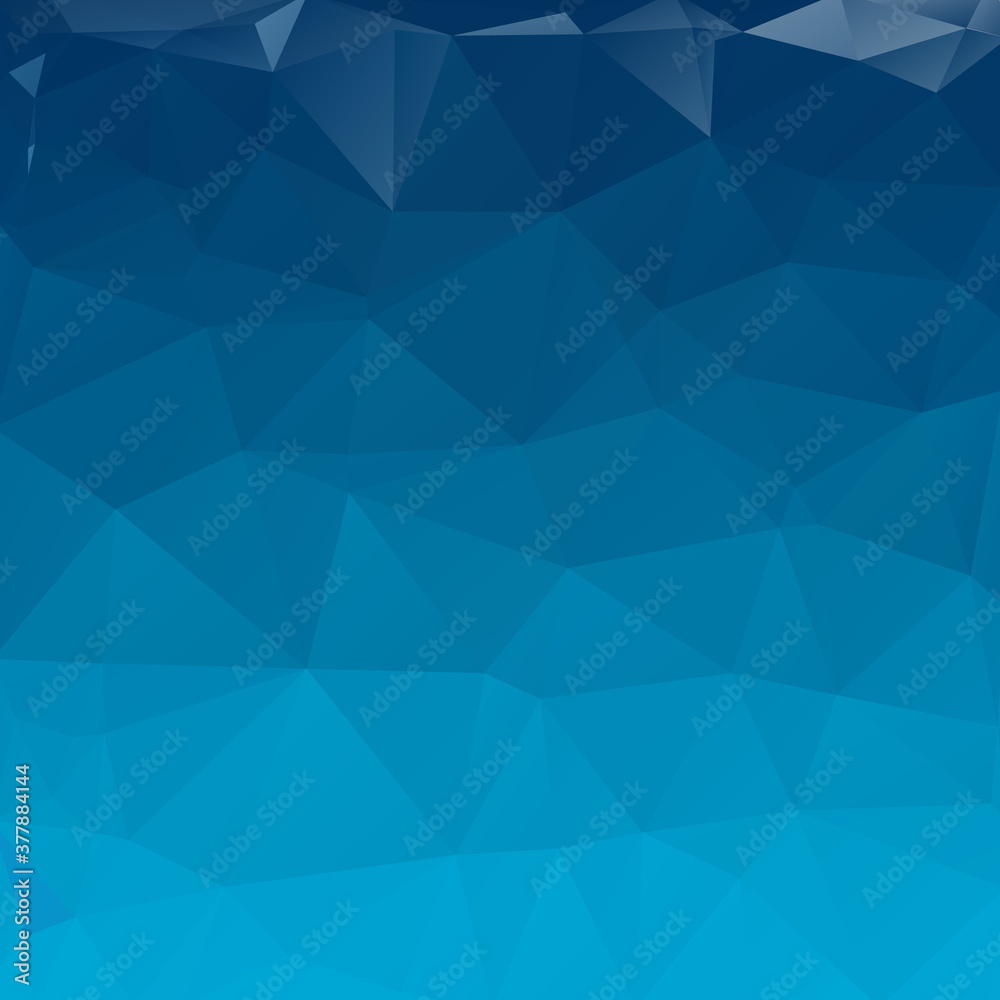 Blue Abstract Low Poly Geometric Gradient Polygonal Background Vector Illustration