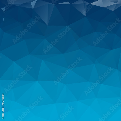 Blue Abstract Low Poly Geometric Gradient Polygonal Background Vector Illustration