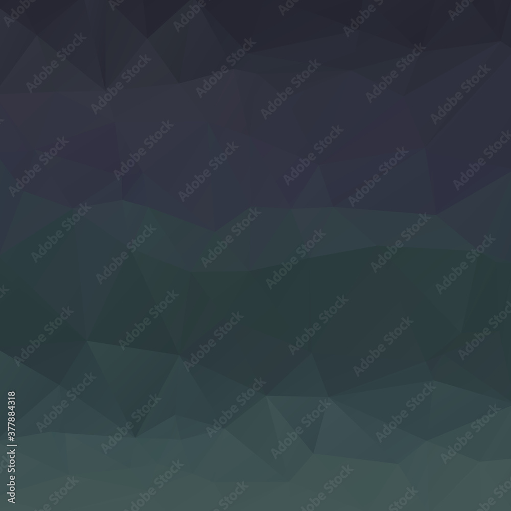 Dark Abstract Low Poly Geometric Gradient Polygonal Background With Square Box Vector Illustration