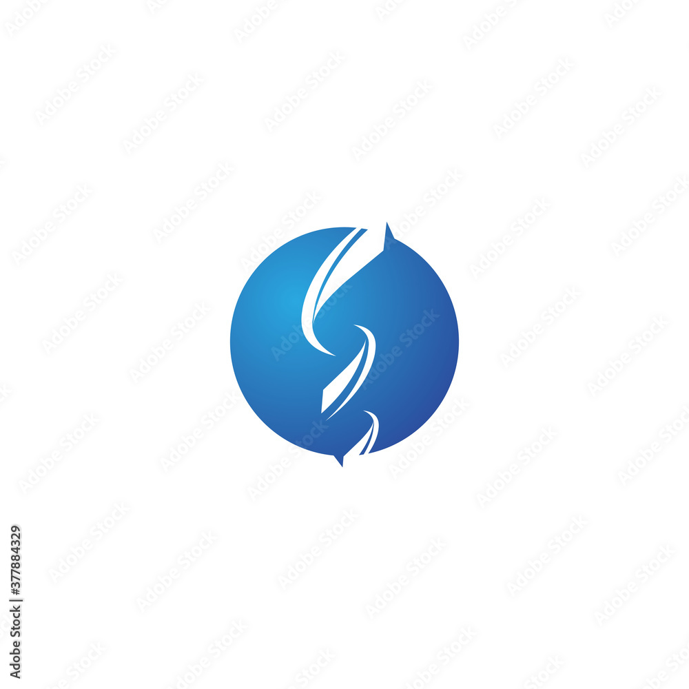 Faster Logo template vector icon design