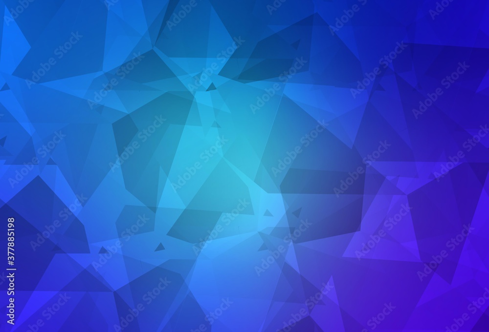 Light Pink, Blue vector template with chaotic poly shapes. Light Pink, Blue vector template with chaotic poly shapes.