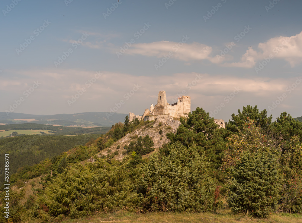 Cachtice medieval castle. Europe. Slovakia.