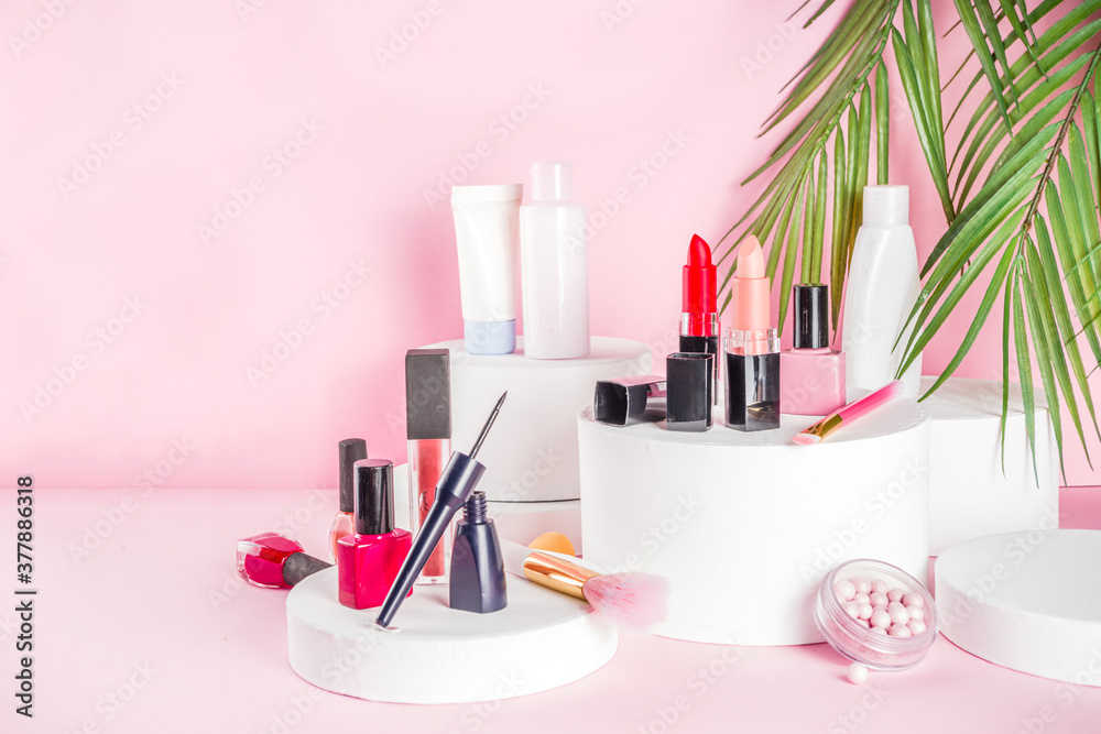 Cosmetics, body care product mockup Cosmetics, body care product mockup