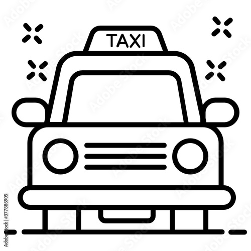 
Taxi icon design, local transport 
