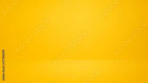 yellow background  abstract gradient studio and wall texture vector and illustration  can be used presented your product.