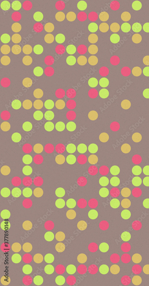 Abstract Color Halftone Dots generative art background illustration Abstract Color Halftone Dots generative art background illustration