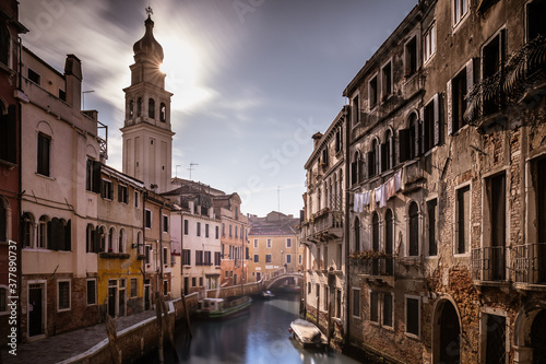 Streets of Venice with a typical waterl canal during a sunny day, Italy © Ivana Tačíková