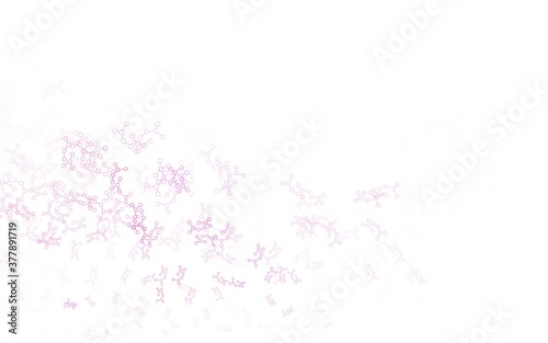 Light Pink vector texture with artificial intelligence concept.