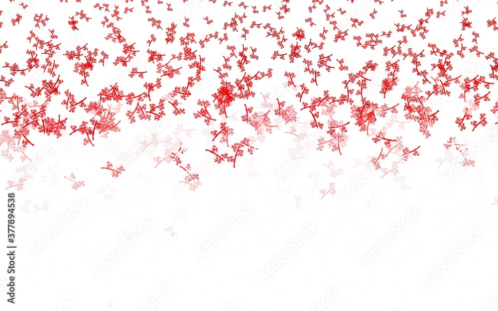 Light Pink vector elegant background with branches. Light Pink vector elegant background with branches.