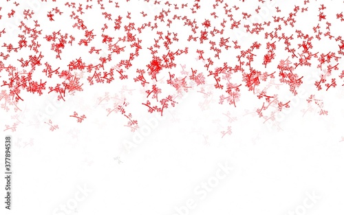 Light Pink vector elegant background with branches.