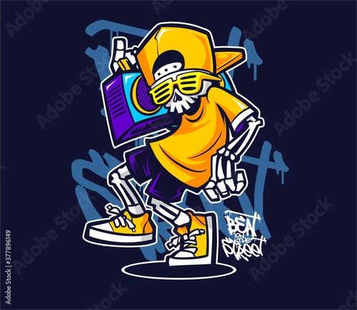 Beat bone Cartoon character