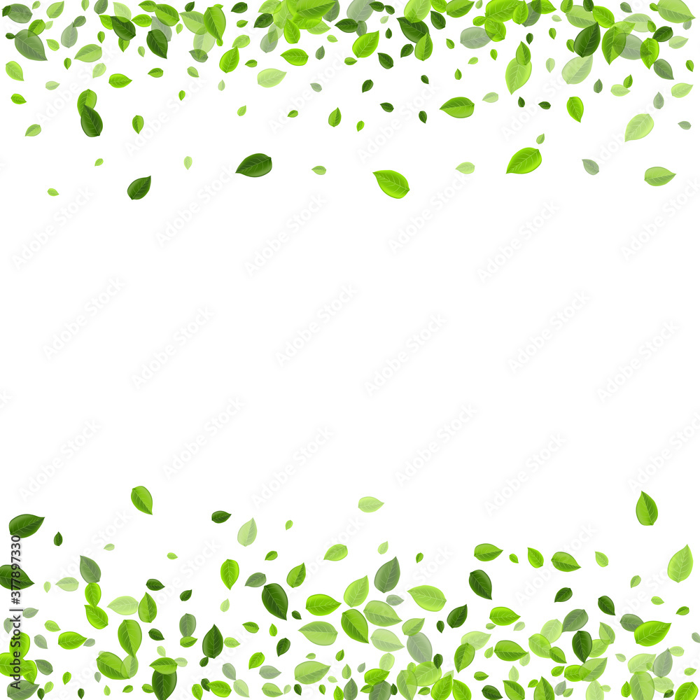 Green Leaves Wind Vector Wallpaper. Nature Greens Green Leaves Wind Vector Wallpaper. Nature Greens