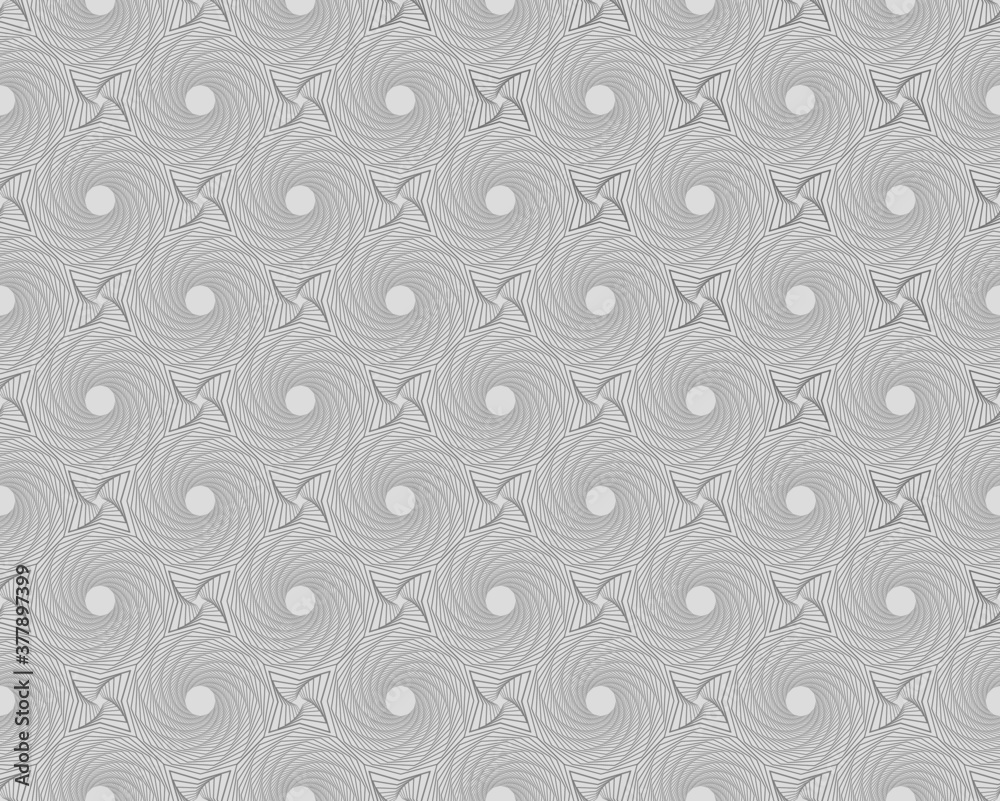 seamless grey pattern with elements
