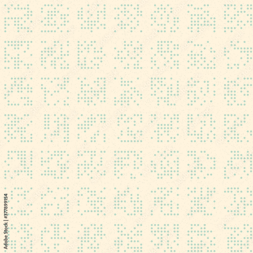 Abstract Color Halftone Dots generative art background illustration