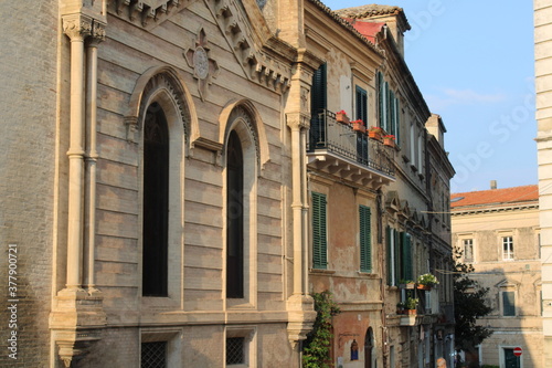 historical buildings in vasto city in abruzzo region of itlaly © Ali