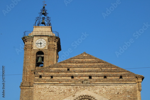 historical buildings in vasto city in abruzzo region of itlaly photo