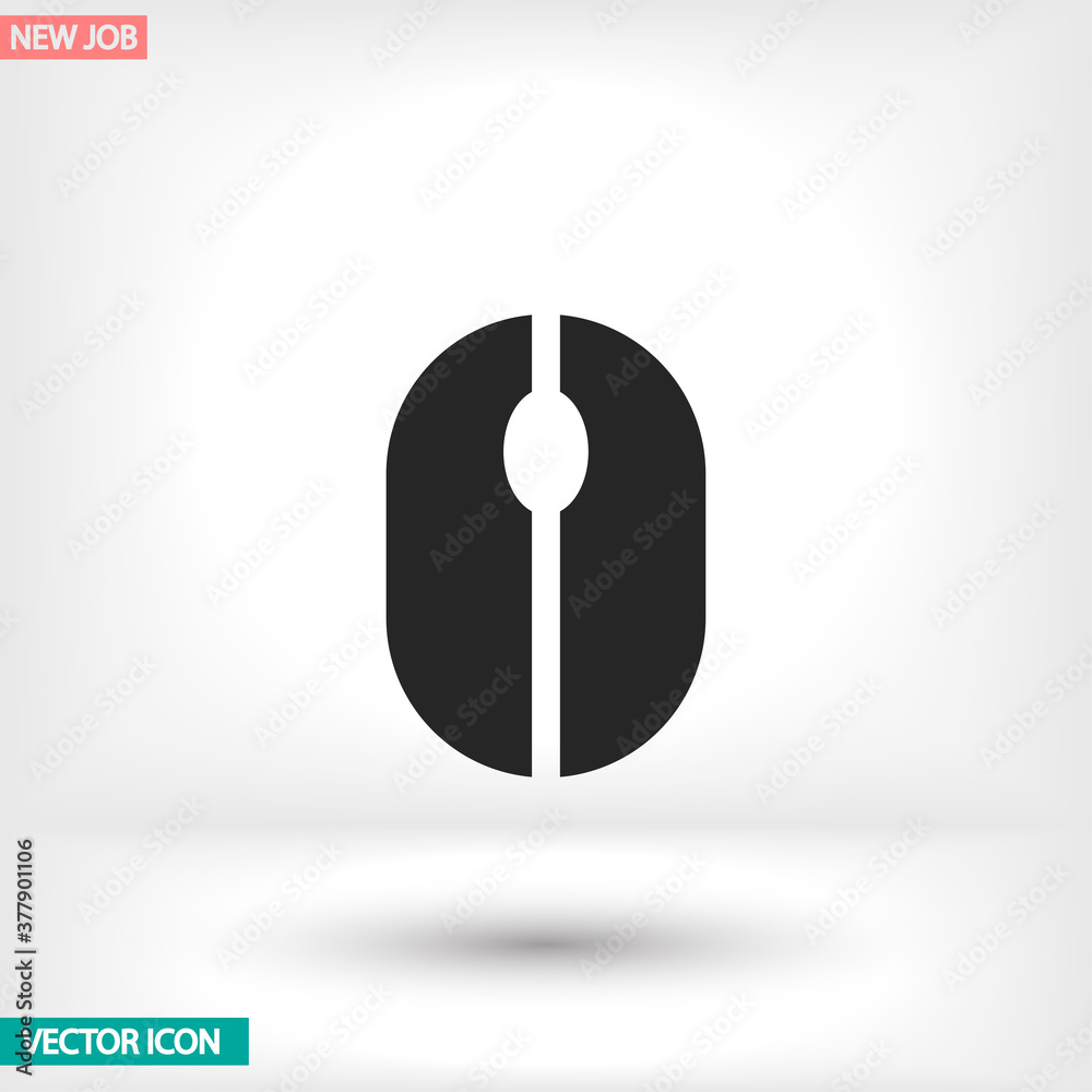 Mouse vector icon , lorem ipsum Flat design Mouse vector icon , lorem ipsum Flat design