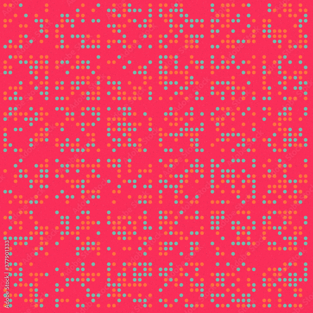 Abstract Color Halftone Dots generative art background illustration Abstract Color Halftone Dots generative art background illustration