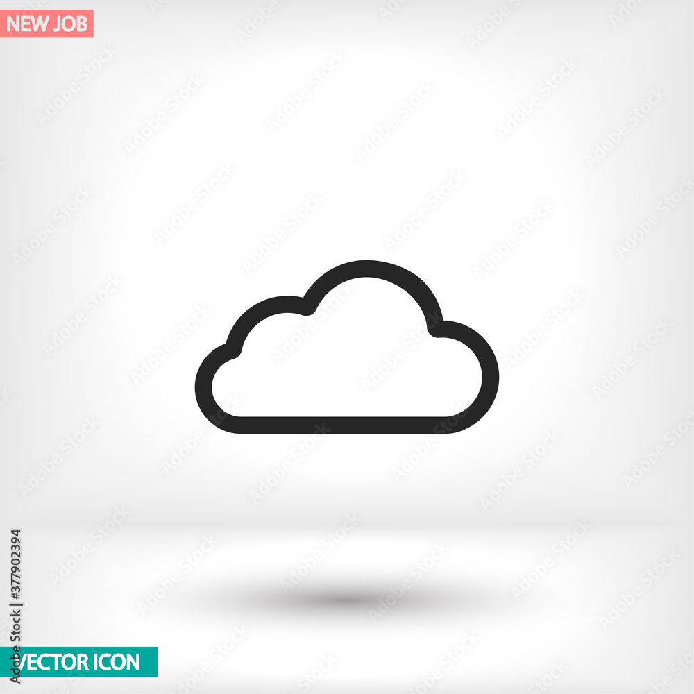 Cloud vector icon , lorem ipsum Flat design Cloud vector icon , lorem ipsum Flat design