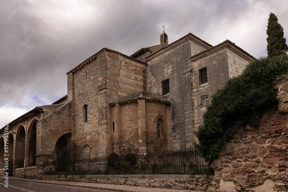 ancient church in a little town in spain