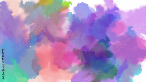 Colorful vector watercolor backgrounds for poster, brochure or flyer, Bundle of watercolor posters, flyers or cards. Banner template.