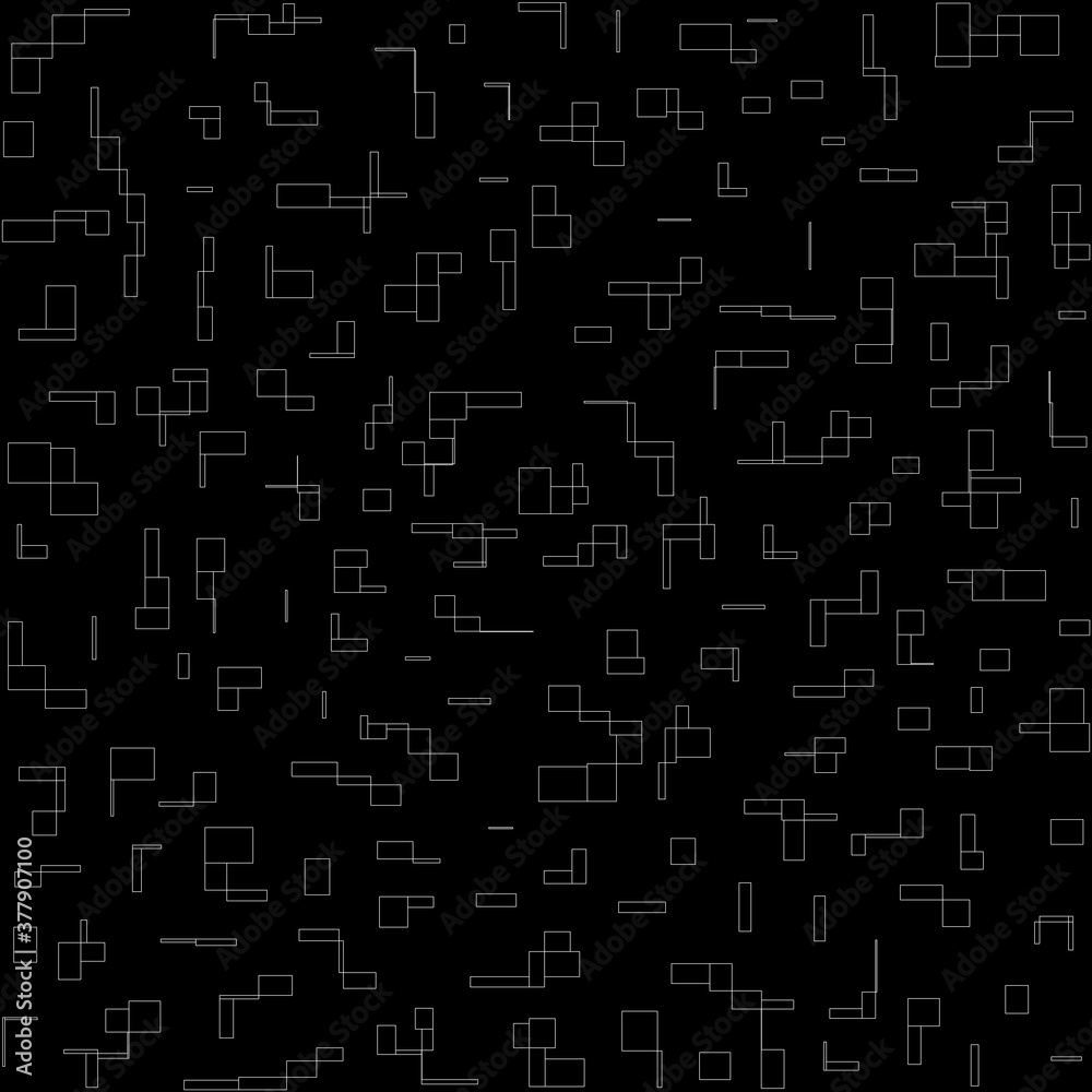 Polygons scattered in space Polygons scattered in space