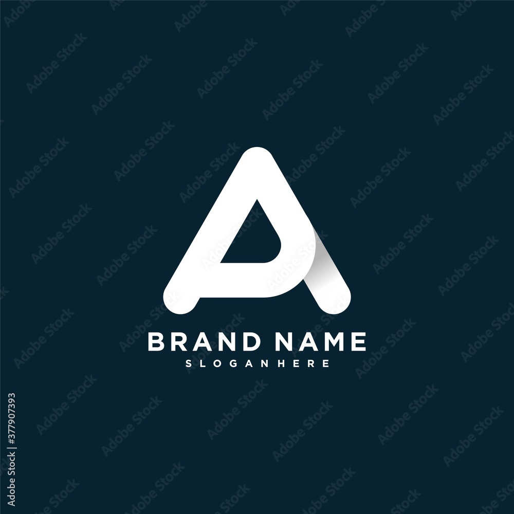 Letter logo with initial A for company or personal part 3 Letter logo with initial A for company or personal part 3