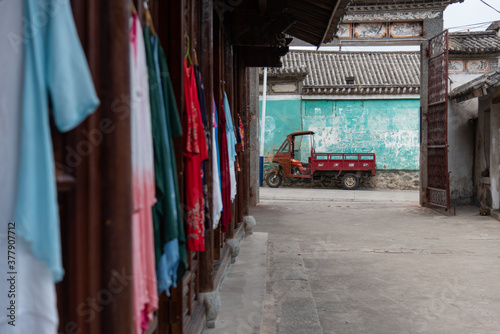 February 2019. Bai village of Zoucheng, which produces batik.