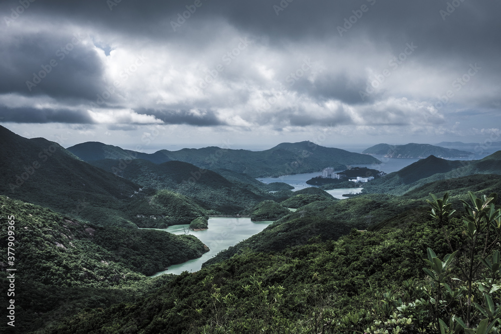 One of the views seen from Jardine's Lookout hiking trail, Hong Kong.