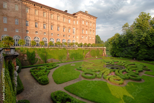 Canvas-taulu The ducal castle of Agliè is an elegant Savoy residence located in the municipality of Agliè near Turin in Piedmont