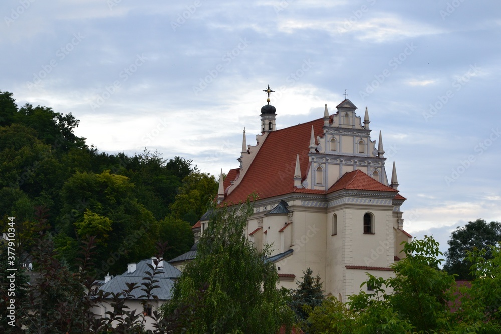Parish Church of St. John the Baptist and Saint Bartholomew in Kazimierz Dolny. Kazimierz Dolny, Lubelskie, Poland.