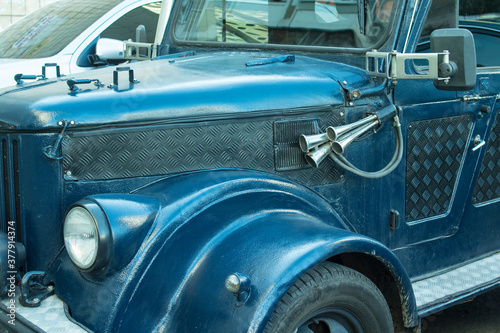 Blue vintage car gaz 69 © Ирина Сизоненко